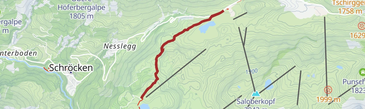 Route map: Warth | Vom Kalbelesee zum Körbersee und retour